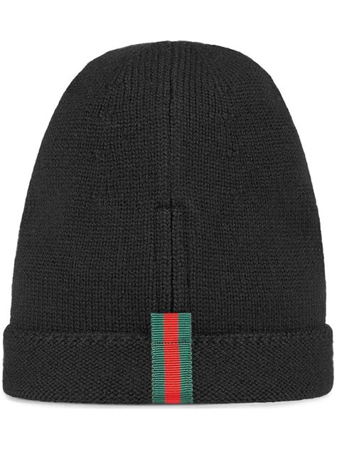 black gucci wool hat|Men's Black Gucci Hats .